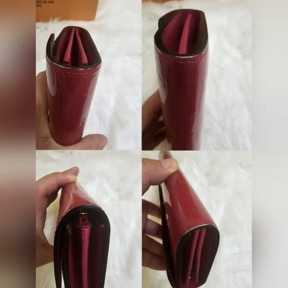 ❤️🎉HOST PICK 🎉❤️Authentic LV Sarah Long Wallet Portefeuille Monogram Vernis - Picture 15 of 16